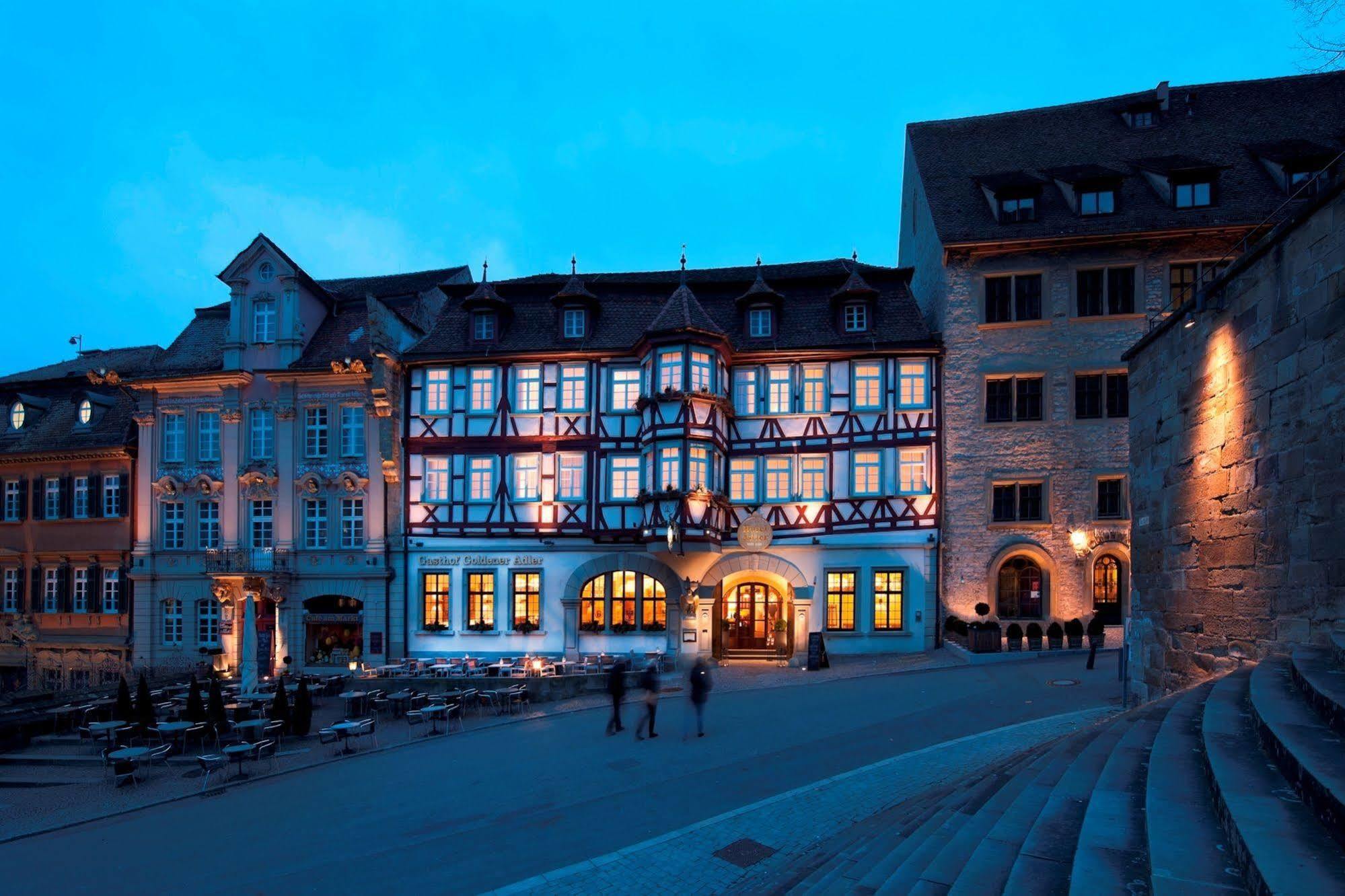 Stadt-gut-Hotel Gasthof Goldener Adler Schwäbisch Hall Eksteriør billede